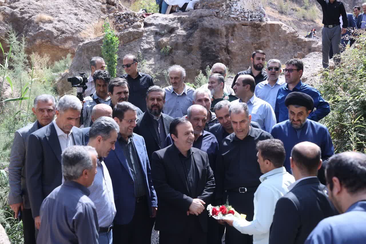 استاندار قزوین از مجتمع گردشگری آبگرم زیتک بازدید کرد